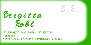 brigitta robl business card